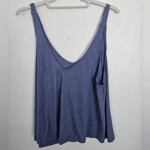 Free people Dani dusty Iris ribbed tank top size medium nwt - Picture 3 of 6